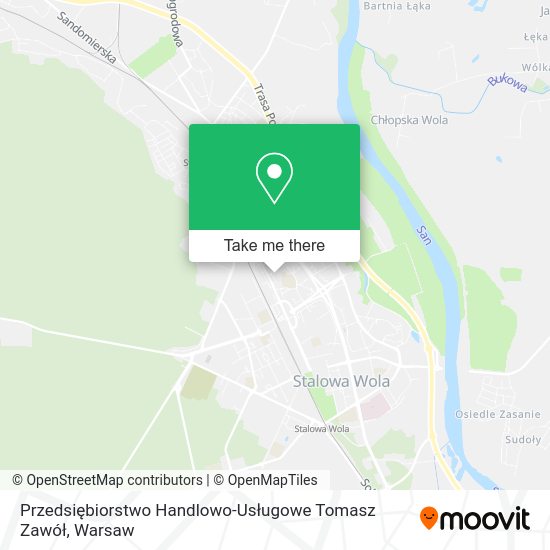 Przedsiębiorstwo Handlowo-Usługowe Tomasz Zawół map