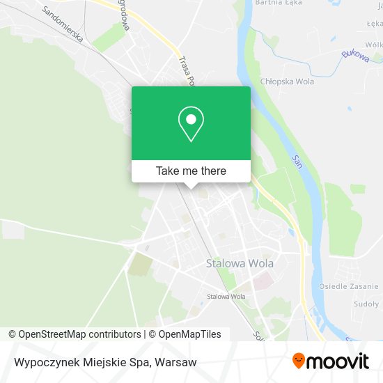 Wypoczynek Miejskie Spa map