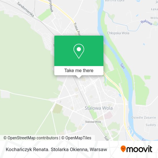 Kochańczyk Renata. Stolarka Okienna map