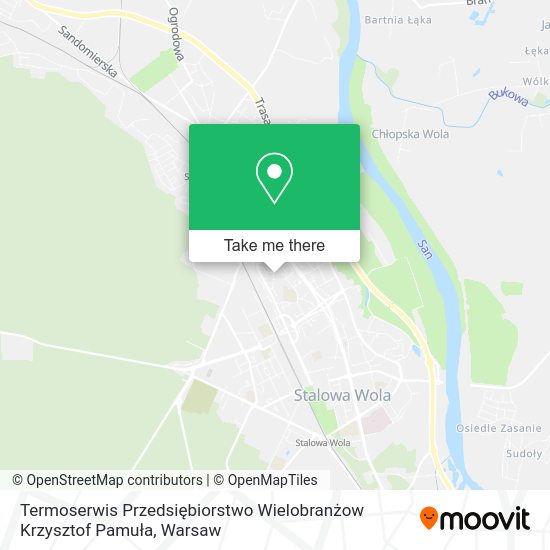 Termoserwis Przedsiębiorstwo Wielobranżow Krzysztof Pamuła map