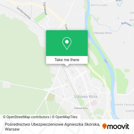 Pośrednictwo Ubezpieczeniowe Agnieszka Skórska map