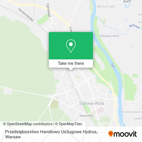 Przedsiębiorstwo Handlowo Us3ugowe Hydrus map