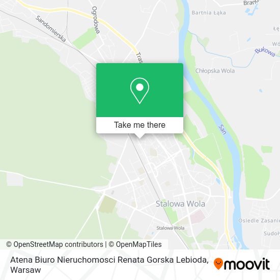 Atena Biuro Nieruchomosci Renata Gorska Lebioda map