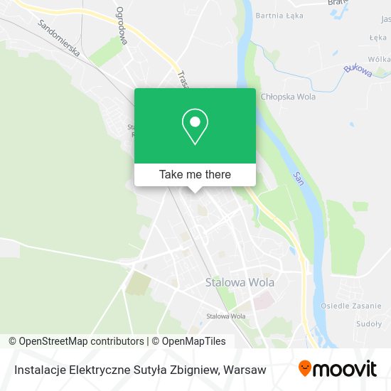 Карта Instalacje Elektryczne Sutyła Zbigniew