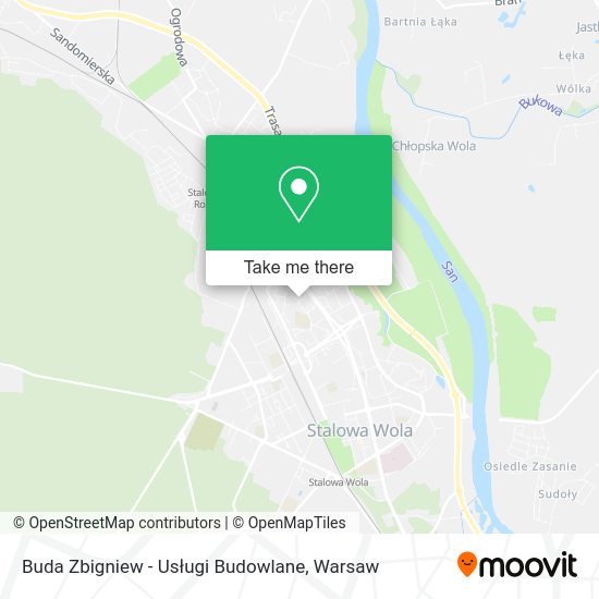 Buda Zbigniew - Usługi Budowlane map