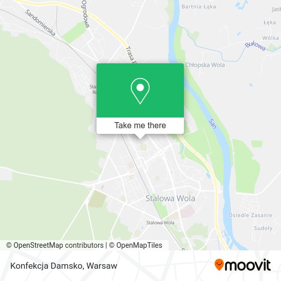 Konfekcja Damsko map