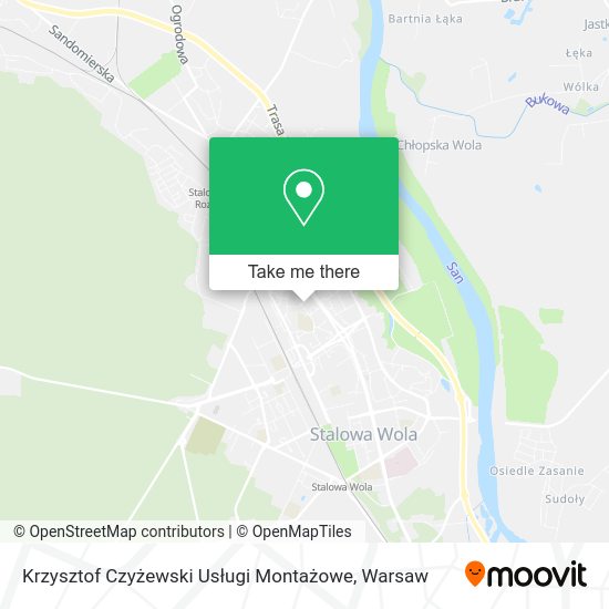 Krzysztof Czyżewski Usługi Montażowe map