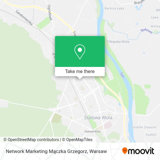 Network Marketing Mączka Grzegorz map