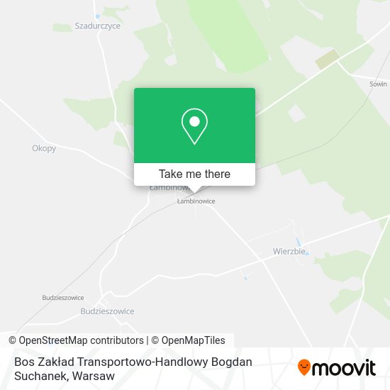 Bos Zakład Transportowo-Handlowy Bogdan Suchanek map