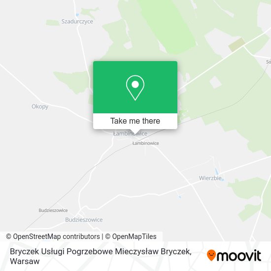 Карта Bryczek Usługi Pogrzebowe Mieczysław Bryczek