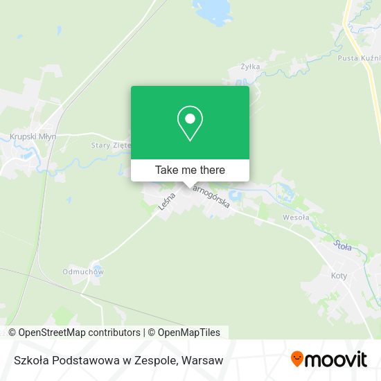 Szkoła Podstawowa w Zespole map