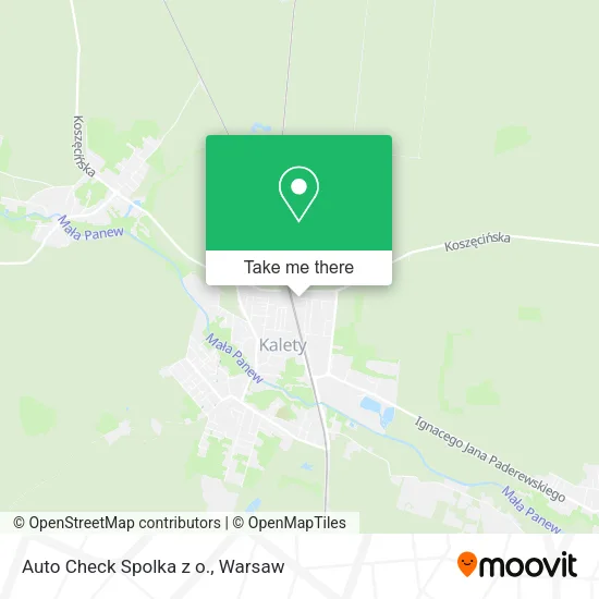 Карта Auto Check Spolka z o.