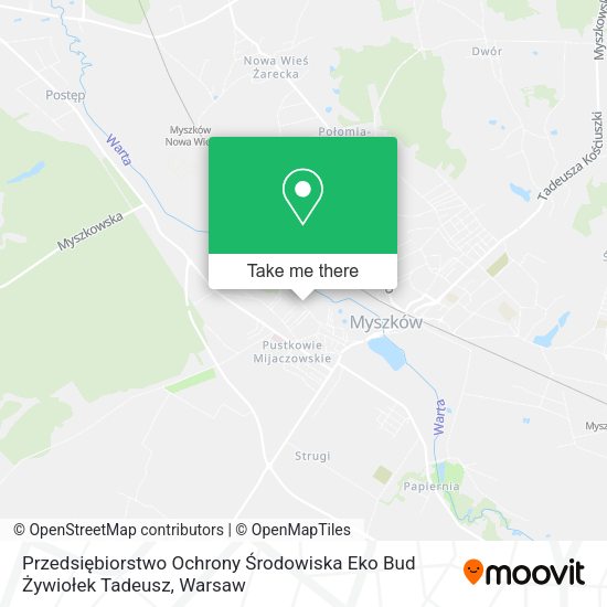 Przedsiębiorstwo Ochrony Środowiska Eko Bud Żywiołek Tadeusz map