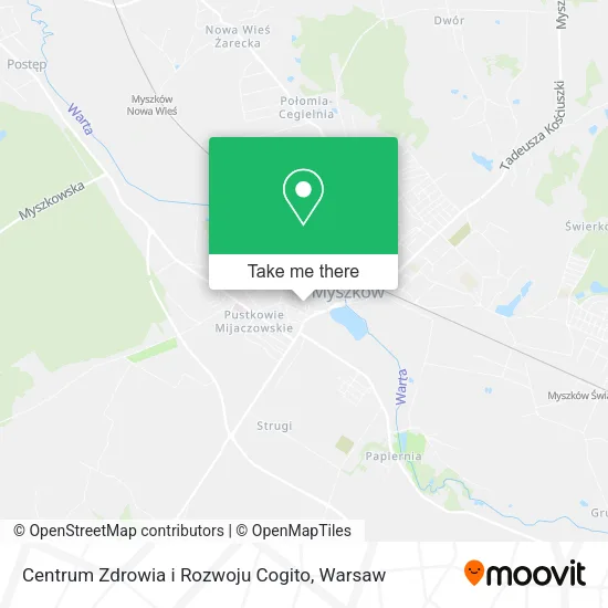 Карта Centrum Zdrowia i Rozwoju Cogito