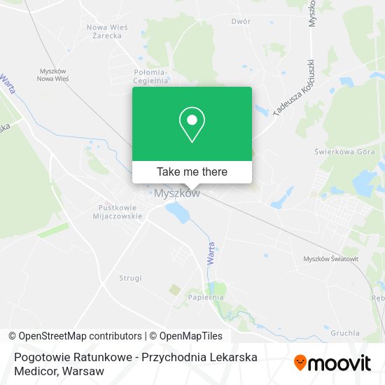 Pogotowie Ratunkowe - Przychodnia Lekarska Medicor map