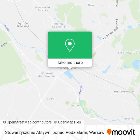 Stowarzyszenie Aktywni ponad Podziałami map