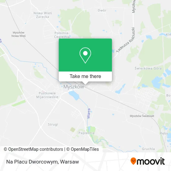 Na Placu Dworcowym map