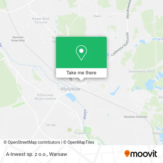 Карта A-Inwest sp. z o.o.
