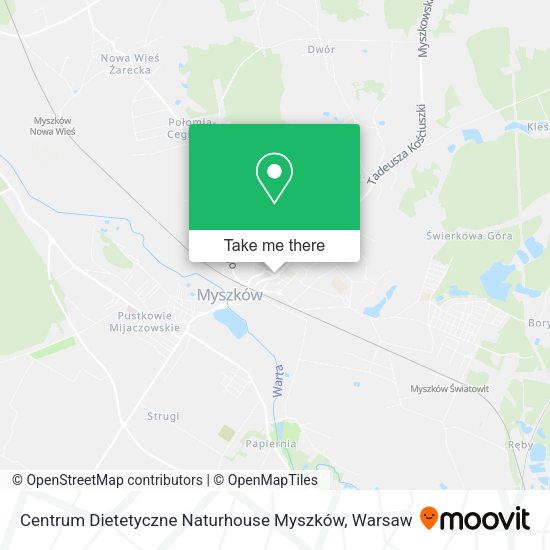 Centrum Dietetyczne Naturhouse Myszków map