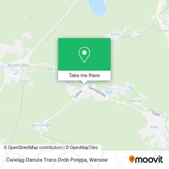 Ćwieląg Danuta Trans Drób Potępa map