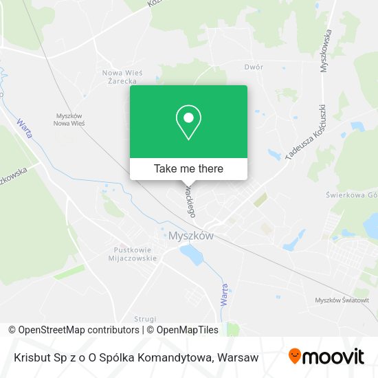 Krisbut Sp z o O Spólka Komandytowa map