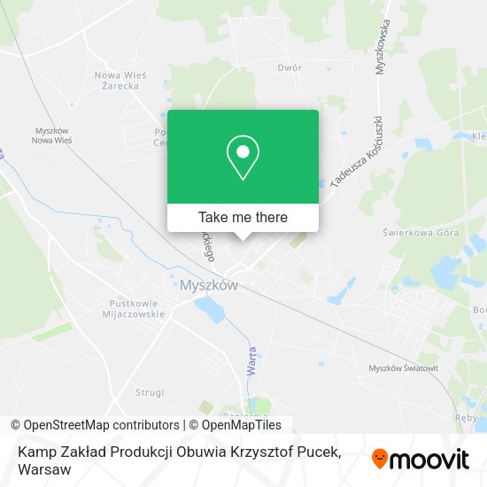 Kamp Zakład Produkcji Obuwia Krzysztof Pucek map