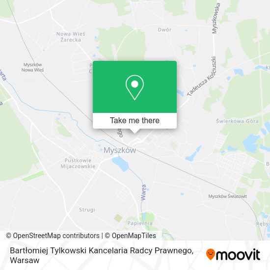 Bartłomiej Tylkowski Kancelaria Radcy Prawnego map