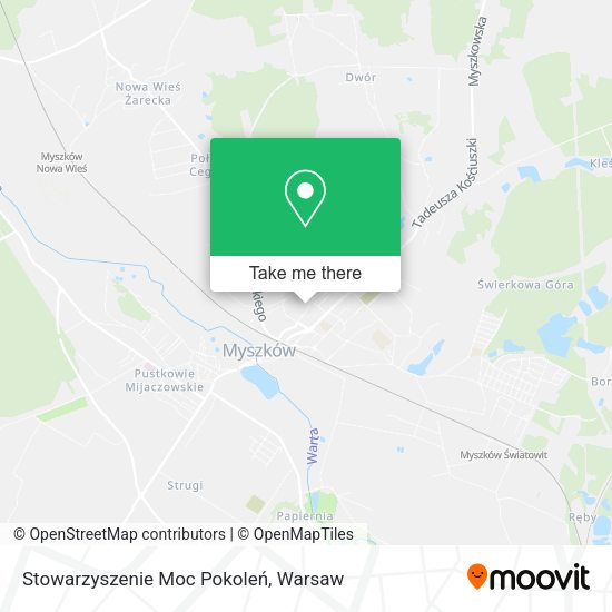 Stowarzyszenie Moc Pokoleń map