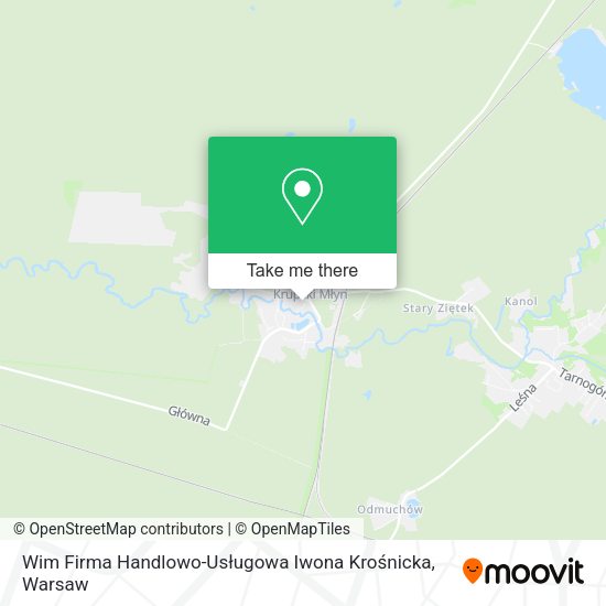 Wim Firma Handlowo-Usługowa Iwona Krośnicka map