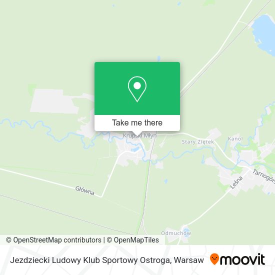 Jezdziecki Ludowy Klub Sportowy Ostroga map