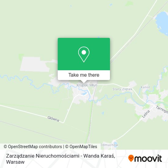 Zarządzanie Nieruchomościami - Wanda Karaś map