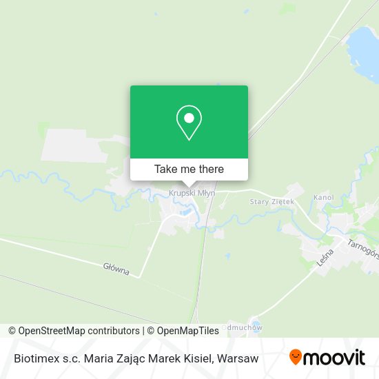 Biotimex s.c. Maria Zając Marek Kisiel map