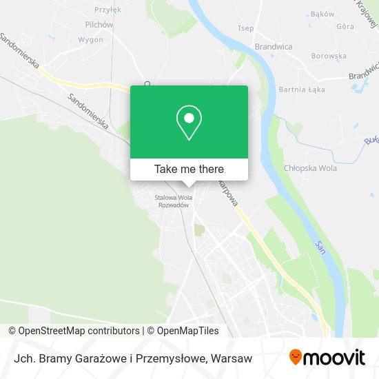 Jch. Bramy Garażowe i Przemysłowe map