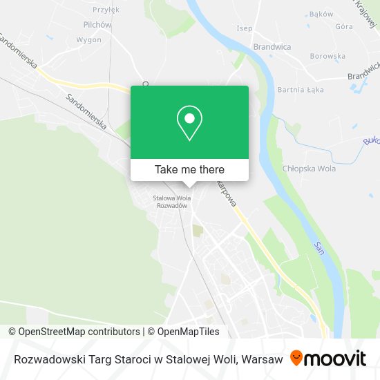 Rozwadowski Targ Staroci w Stalowej Woli map