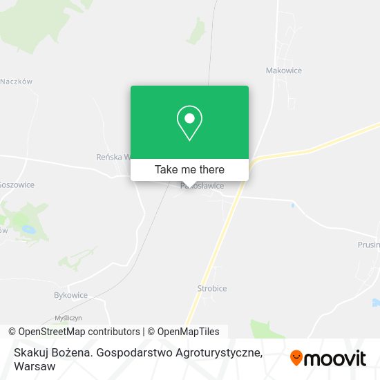 Skakuj Bożena. Gospodarstwo Agroturystyczne map