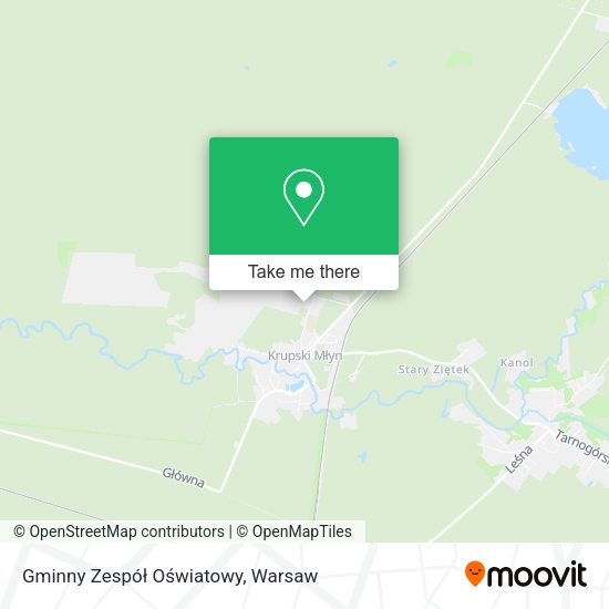 Gminny Zespół Oświatowy map