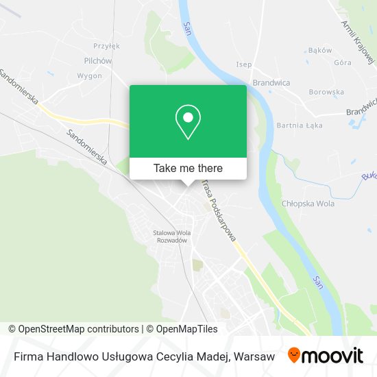 Firma Handlowo Usługowa Cecylia Madej map