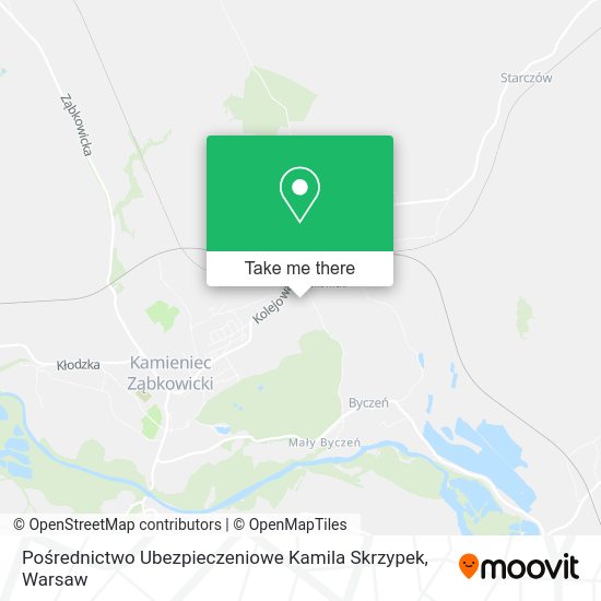 Карта Pośrednictwo Ubezpieczeniowe Kamila Skrzypek