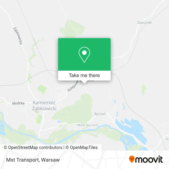 Карта Mst Transport
