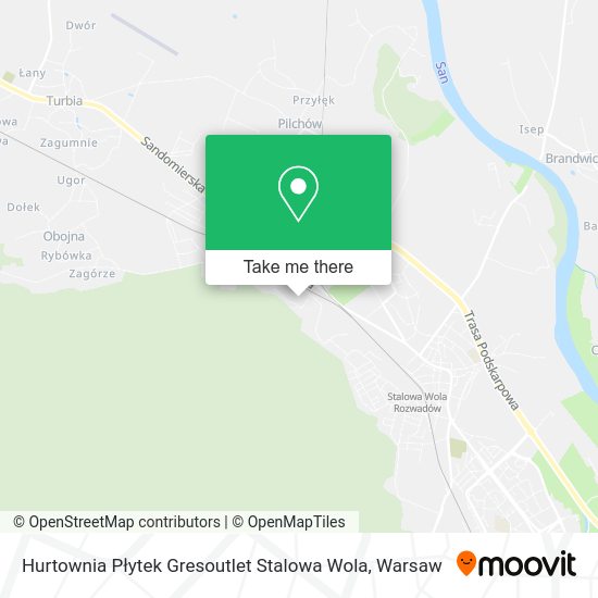 Hurtownia Płytek Gresoutlet Stalowa Wola map