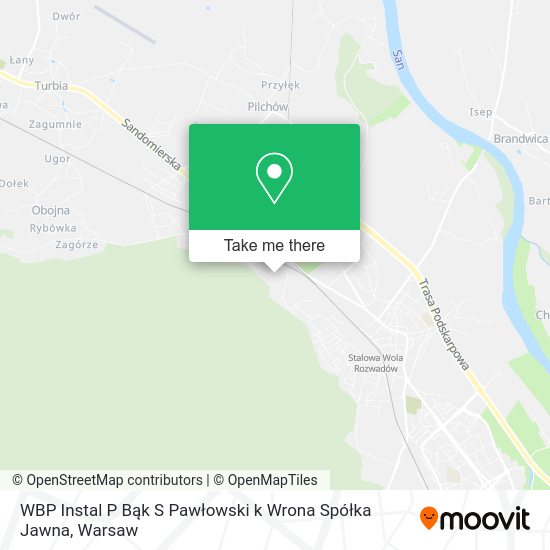 WBP Instal P Bąk S Pawłowski k Wrona Spółka Jawna map