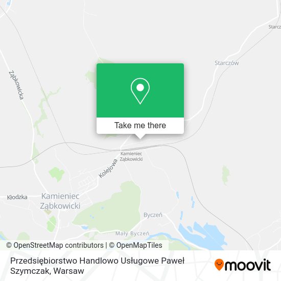 Przedsiębiorstwo Handlowo Usługowe Paweł Szymczak map