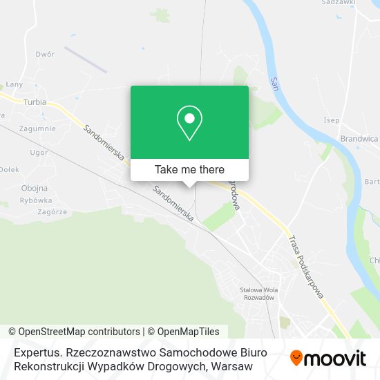 Expertus. Rzeczoznawstwo Samochodowe Biuro Rekonstrukcji Wypadków Drogowych map