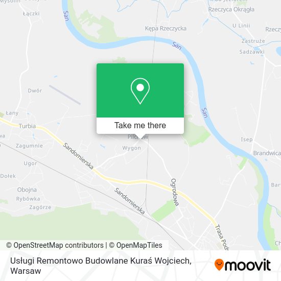 Usługi Remontowo Budowlane Kuraś Wojciech map