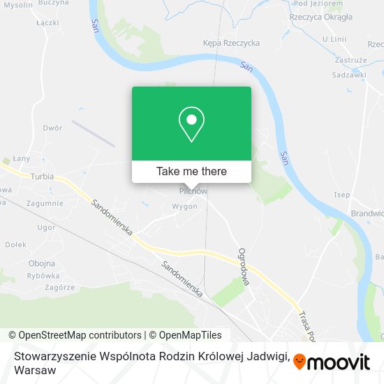 Stowarzyszenie Wspólnota Rodzin Królowej Jadwigi map