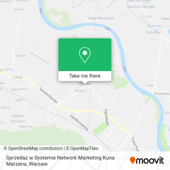 Sprzedaż w Systemie Network Marketing Kuna Marzena map