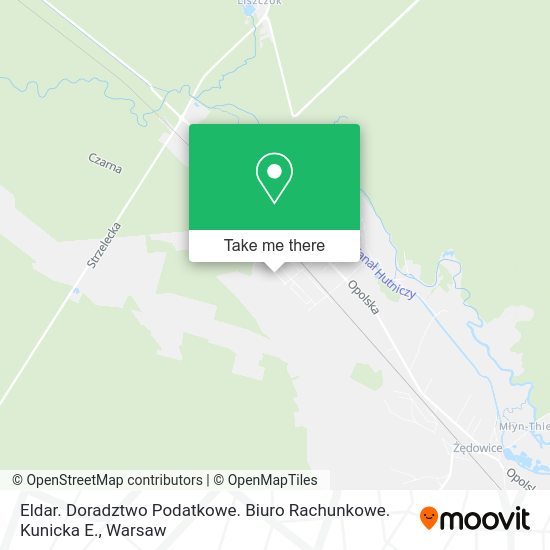 Eldar. Doradztwo Podatkowe. Biuro Rachunkowe. Kunicka E. map