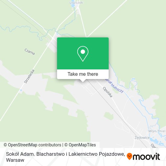 Sokół Adam. Blacharstwo i Lakiernictwo Pojazdowe map