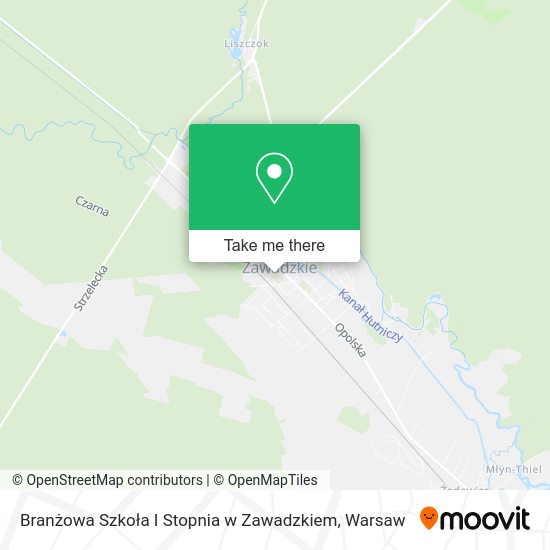 Branżowa Szkoła I Stopnia w Zawadzkiem map