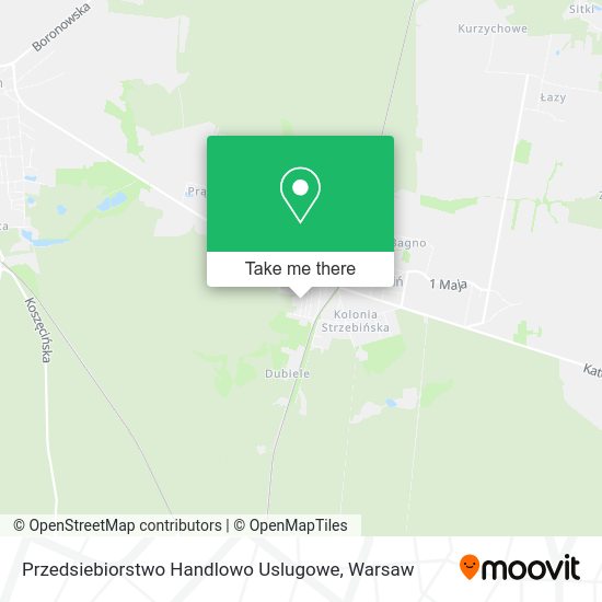 Przedsiebiorstwo Handlowo Uslugowe map